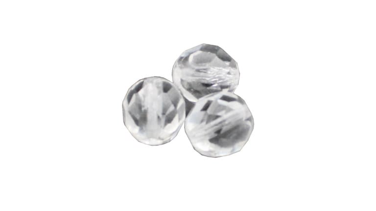 Big Daddy Glass Beads Faceted - FB-CRY-8MM