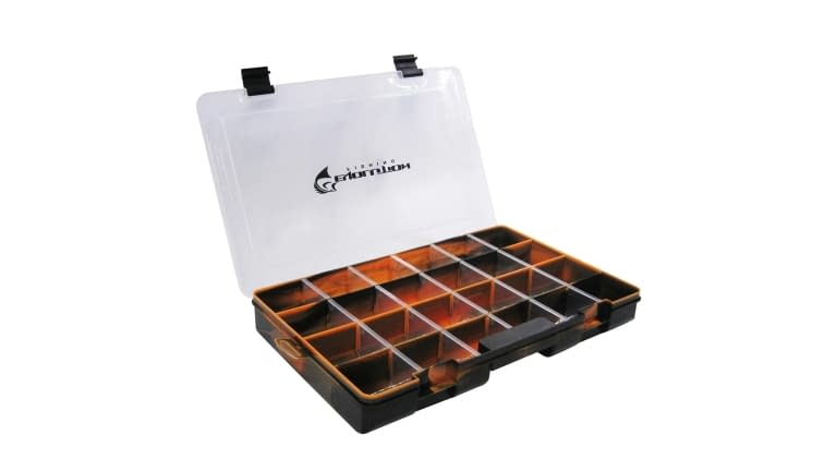 Evolution Drift Series Colored Tackle Trays - 37001__EV_Orange_Evolution_Draft_Tackle_Tray_Open