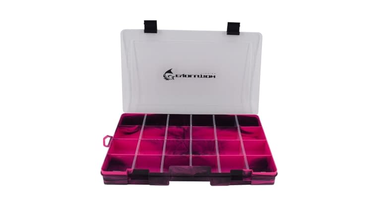 Evolution Drift Series Colored Tackle Trays - 37006_EV_Pink_Evolution_Draft_Tackle_Tray_Open