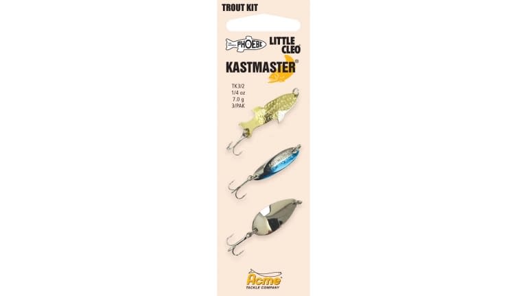 Acme 3-Piece Trout Spoon Multi Pack 1/4oz